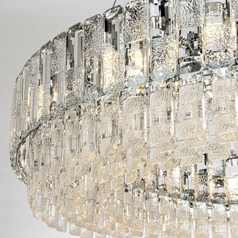 Подвесная люстра хрустальная Modelux ML.7039.800 CR