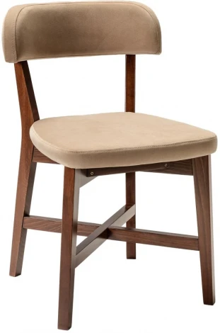 Стул Frank Pro Diag Beige/Темный орех R-Home арт.400010987h