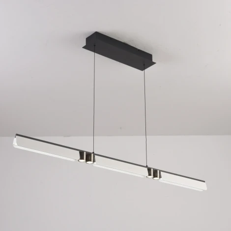 Подвесной светильник iLedex Vision 9309D-1200-2 WH+BK (220V, на проводе)