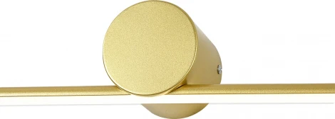 Настенный светодиодный светильник Escada Line 9Вт, металл/силикон, золото