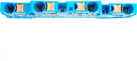 Зажим пружинный 4-х проводной проходной Stekker 49255