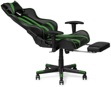 Компьютерное кресло Woodville Corvet black / green 15467