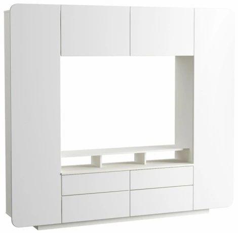 Готовая гостиная Mobi Румба белый / белый глянец 311396