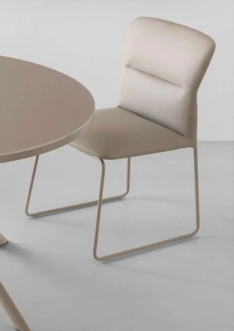 Стул FRIDA CB/1806-SK  MT.P176 MATT TAUPE/  SKUBA S98 NOUGAT, M-City