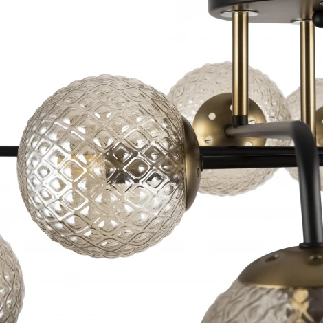 Потолочная люстра на штанге Freya Navel FR8016PL-08BBS