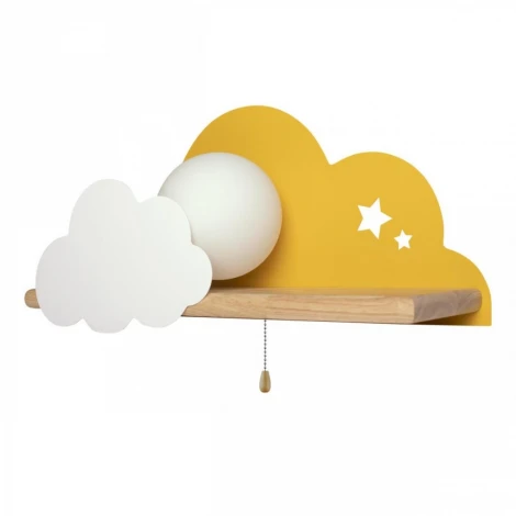 Настенный светильник Loft It Axel 10134 Yellow (для детской, 220V, выключатель, шар)