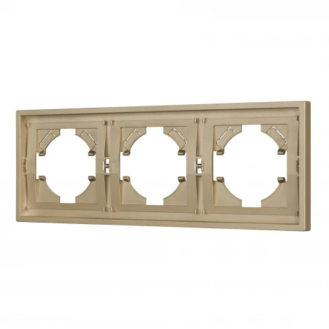 Рамка пластиковая FRM-TENDO-SFPL-3-GD (Arlight, Матовый песочный) 054651