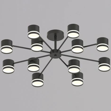 Потолочная люстра на штанге Reluce 89730-0.3-12 GX53 BK