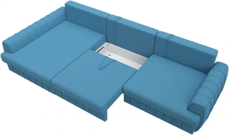 Диван угловой Лига-057 НПБ Лонг угол левый Лига Диванов (Рогожка) арт.129295L