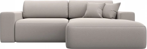 Диван угловой Лига-036 НПБ Классик правый угол Лига Диванов (Замша) арт.127742