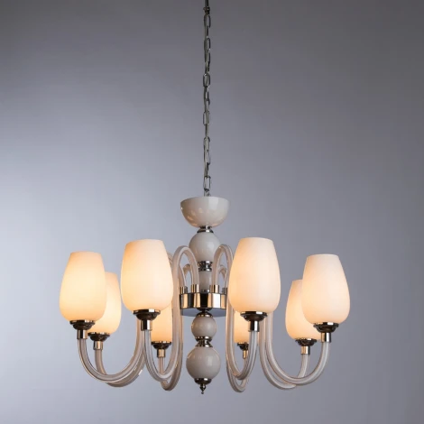 Подвесная люстра Arte Lamp Lavinia A1404LM-8WH