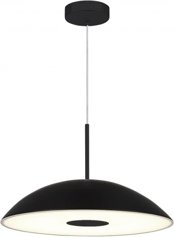 Подвесной светильник ST Luce Lid SL6128.403.01 Черный/Черный LED 1*24W 3000K LID (220V, на проводе, круглые)