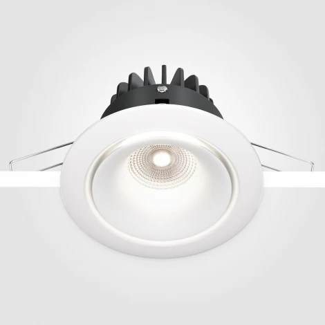 Встраиваемый светильник Yin 4000K 1x12Вт 60° LED Maytoni Technical DL031-L12W4K-W (220V, круглые)