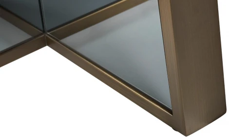 Кухонный стол Garda Decor 58DB-DT19263 (Золото/Серый)