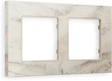 Рамка Ambrella Volt ALFA Grand (Серо-бежевый мрамор) 2-ая AF930602