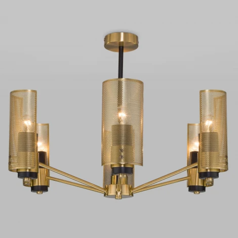 Потолочная люстра на штанге Eurosvet Grino 70139/6 латунь (220V)