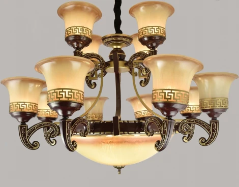 Подвесная люстра PL1N 6384-8+4+5 BRN 000023641 Мелодия Света