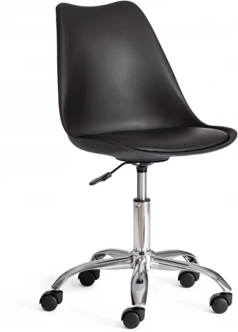 Офисное кресло TULIP (mod.106-1) (Металл,Пластик /Черный,Хром)