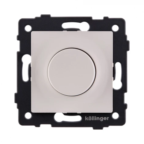 Светорегулятор для светодиодных ламп проходной 500W кашемир матовый Kollinger REA-048CM для Aspekt, Eleganz, Reflex