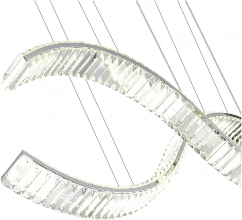 Подвесной светильник ST Luce Aceno SL6206.103.50 Хром/Прозрачный LED 1*50W 3000K (220V, на тросе)