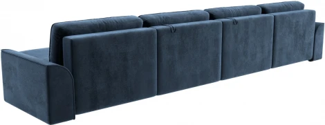 Диван п-образный Лига-048 НПБ лонг Лига Диванов (Велюр) арт.128356