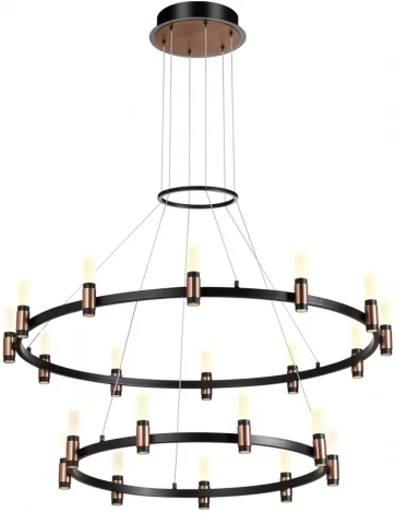 Подвесная люстра ярусная Candel 5009/98L Odeon Light (LED, 220V, на тросе)