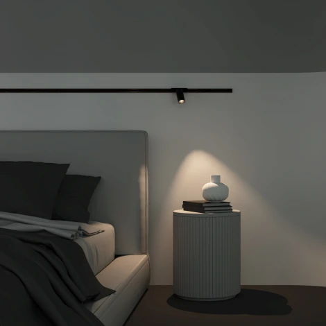 Трековый светильник Focus Led Radity 4000K 12Вт 36° (магнитный) Maytoni Technical TR103-1-12W4K-M-B (48V)