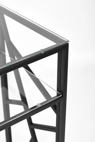 Консольный стол AllConsoles 1093-CB clear черный муар