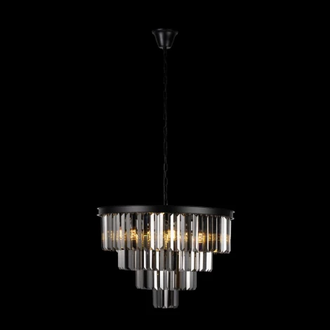 Подвесная люстра каскадная Loft IT Prism 10018/600C (220V, хрусталь, на цепи)