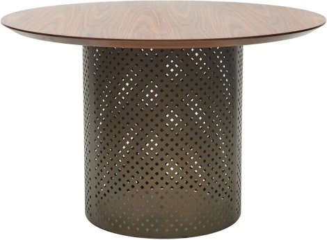 Стол RAFAEL 120 Орех 3001 МДФ / Бронза, ®DISAUR