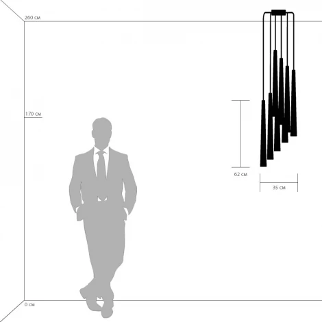 Подвесной светильник Lightstar Punto 807086 (220V, на проводе)