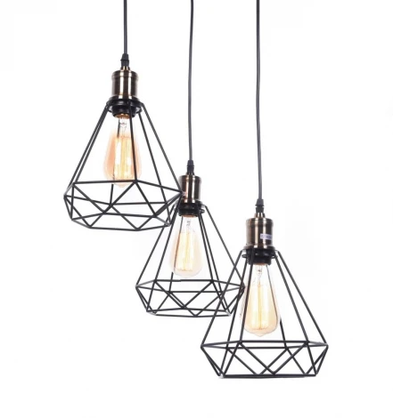 Подвесной светильник Lumina Deco Cobi LDP 11609-3 BK