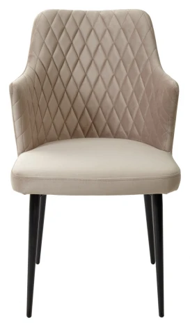 Стул HERMAN ЛАТТЕ #25, велюр / черный каркас