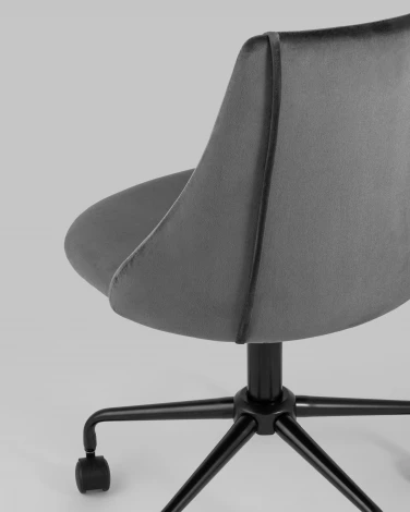 Кресло компьютерное Сиана велюр серый УТ000005616