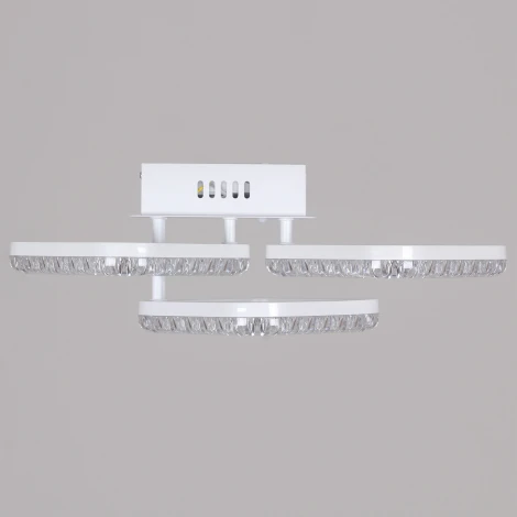 Потолочная люстра светодиодная на штанге с регулировкой цветовой температуры, яркости и ночным режимом Reluce 29848-0.3-03B WH