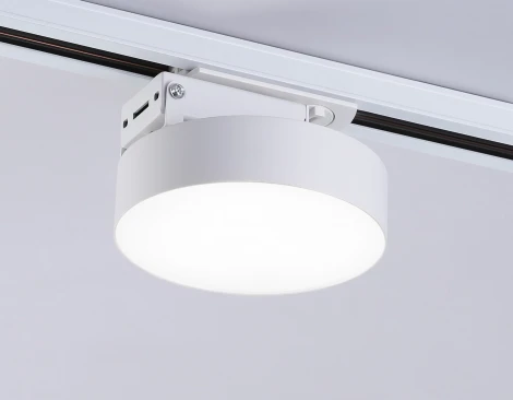 Трековый однофазный светодиодный светильник Ambrella Track System GL6837 (220V, круглые)