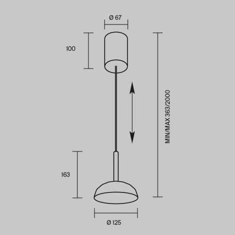Подвесной светильник LED Maytoni Vita MOD451PL-L8B3K