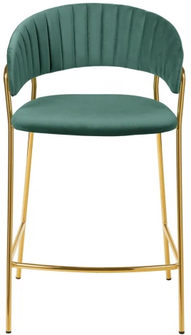 Стул полубарный Turin мятный с золотыми ножками Bradex Home FR 0913