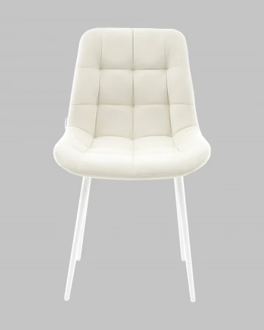 Стул Stool Group Флекс N светло-бежевый белые ножки арт.УТ000041306