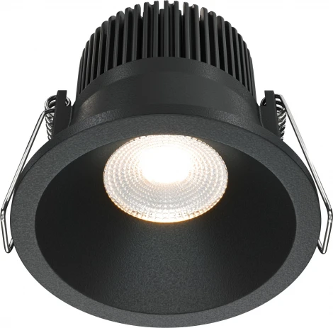 Встраиваемый светильник Zoom 3000K 1x6Вт 60° IP 65 LED Maytoni Technical DL034-01-06W3K-B (220V, круглые)