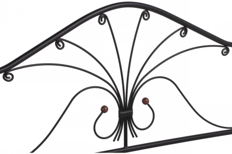 Двуспальная кровать Woodville Мэри 2 160х200 черная 402982