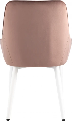 Стул Диана велюр пыльно-розовый ножки белые 4 шт Stool Group (арт.УТ000037409)