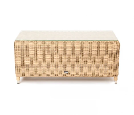 Столик журнальный из искусственного ротанга, цвет соломенный 4SIS Кон Панна YH-S4517W-1