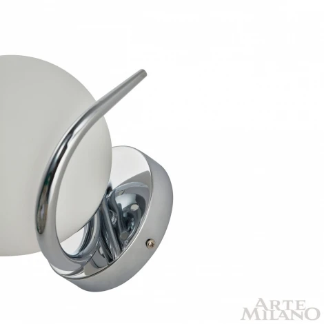 Бра Arte Milano 271007/1B Ni (220V, шар)
