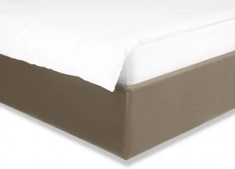 Кровать Queen Agata Lux ОГОГО (арт.636841), (Ткань/Светло-коричневый)