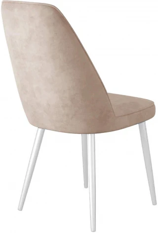 Стул DikLine 326 B03 BEIGE, ножки белые арт.00-00074243