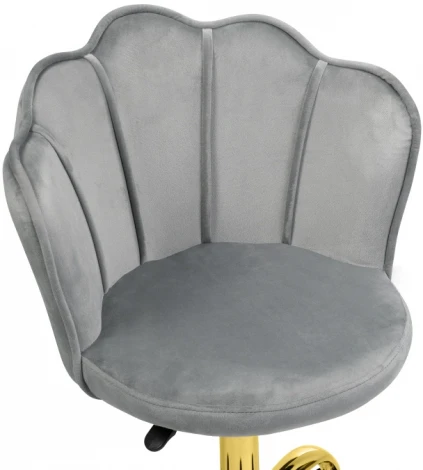 Компьютерное кресло Woodville Bud grey / gold 15538
