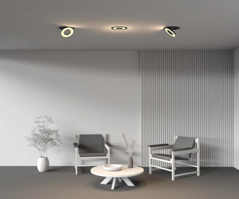 Встраиваемый светильник Maytoni Vector DL102-12W2.7K-B (LED, 220V, круглые)