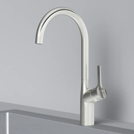 Смеситель AM.PM X-Joy S F85B07011 для кухонной мойки, сатин