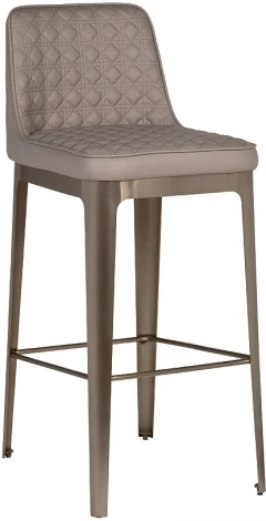 Стул барный светло-серый 53,5*41*101,5см Garda Decor арт.58DB-19303